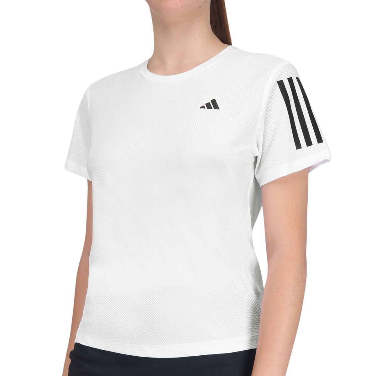 Camiseta Feminina Adidas Own Run The Base Branca Branco 3