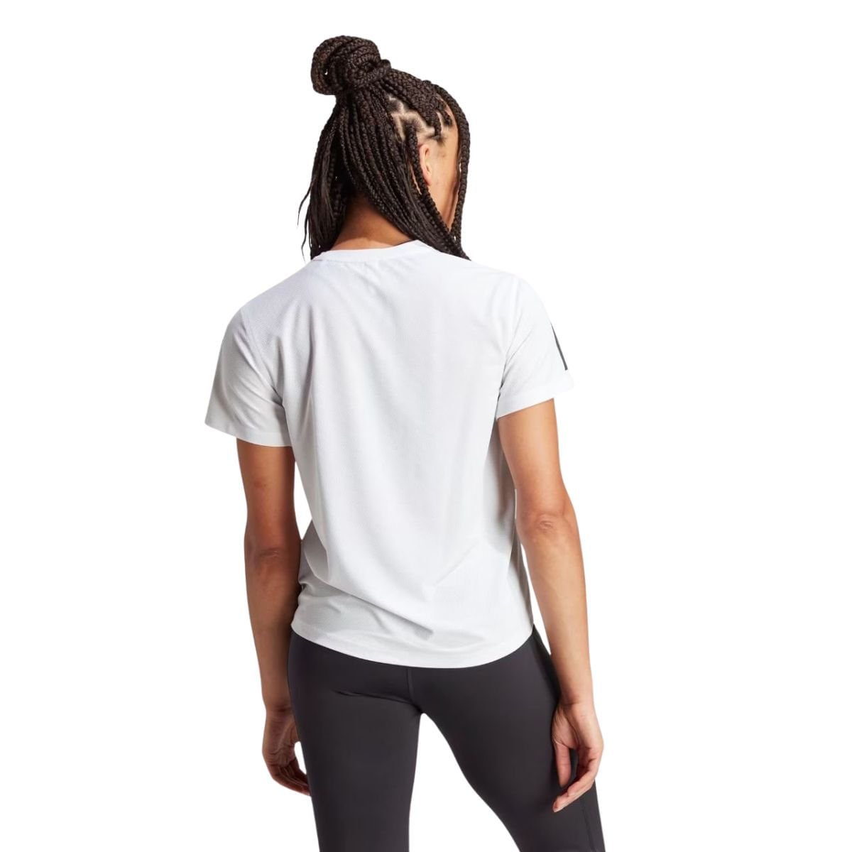 Camiseta Feminina Adidas Own Run The Base Branca Branco 4