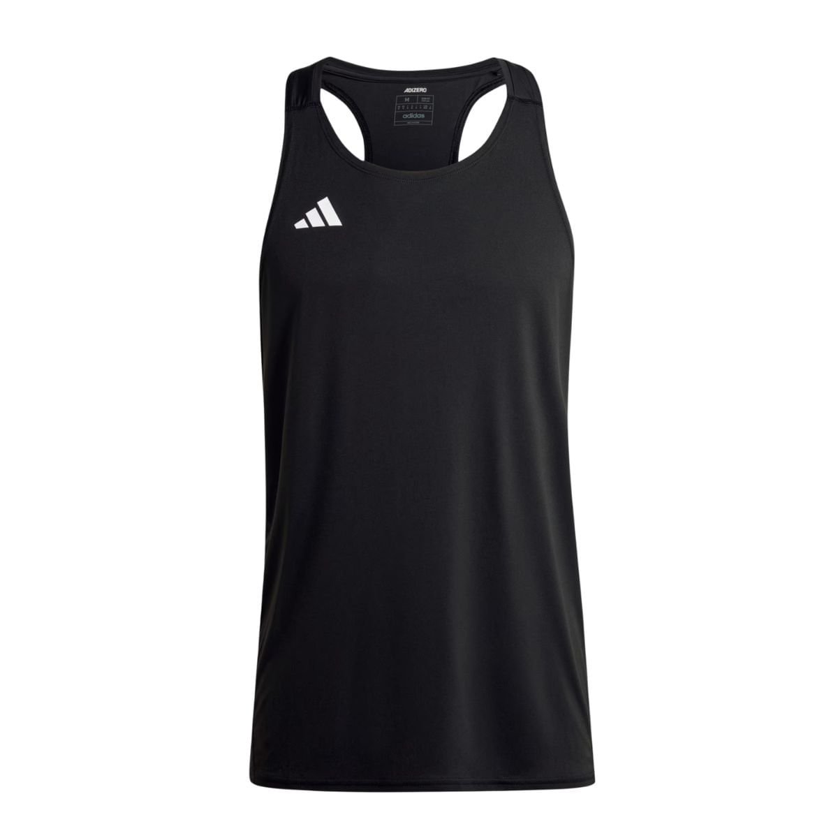 Camiseta Masculina Regata Adidas Adizero Essentials Preta Preto 5