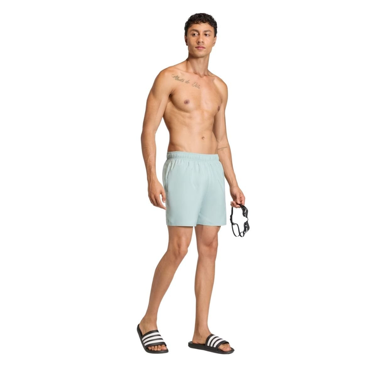 Bermuda Masculina Curta Adidas Natação 5-Inch Vede Verde 3