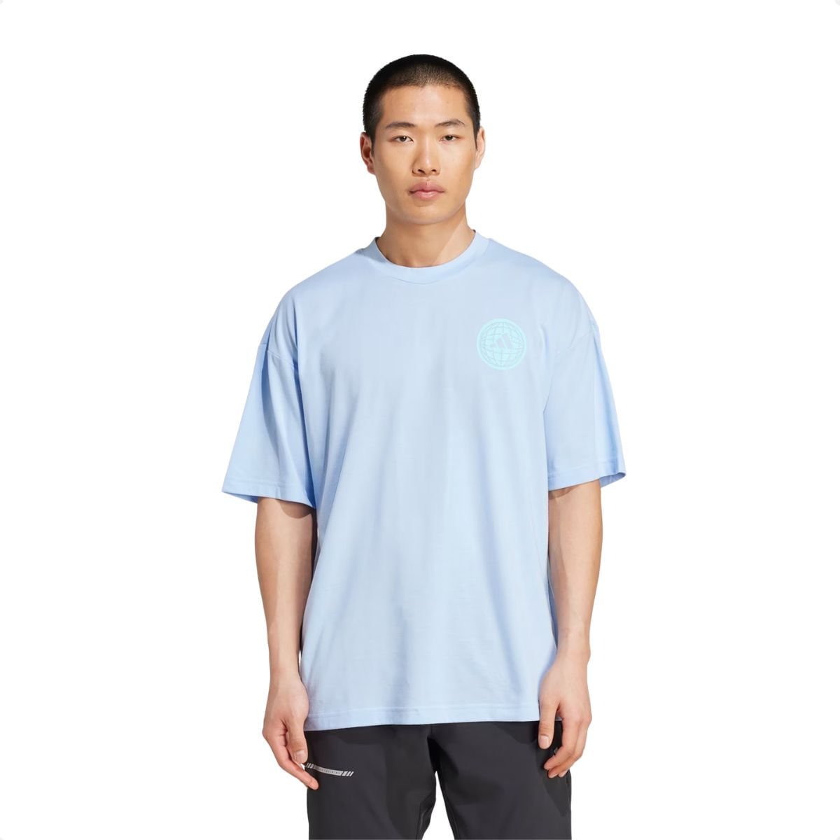 Camiseta Masculina Adidas Estamapada Power Azul