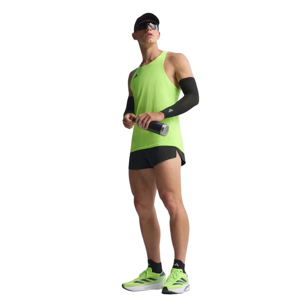 Camiseta Masculina Regata Adidas Adizero Essentials Verde Verde 2