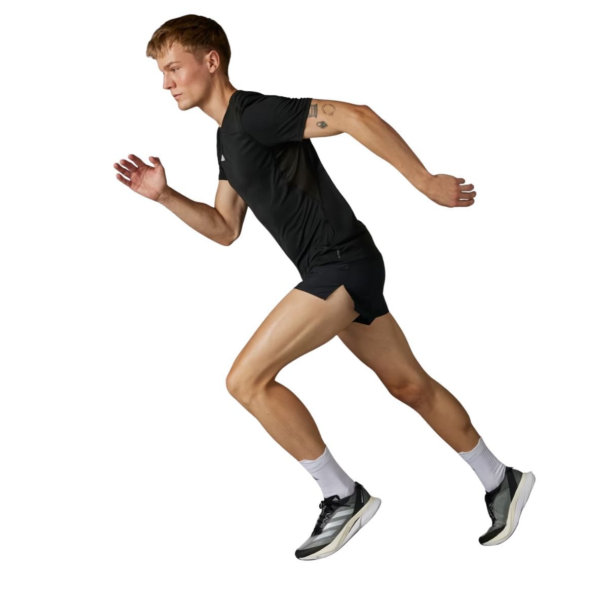 Short Masculino Curto Adidas Adizero Essentials Preto Preto 3