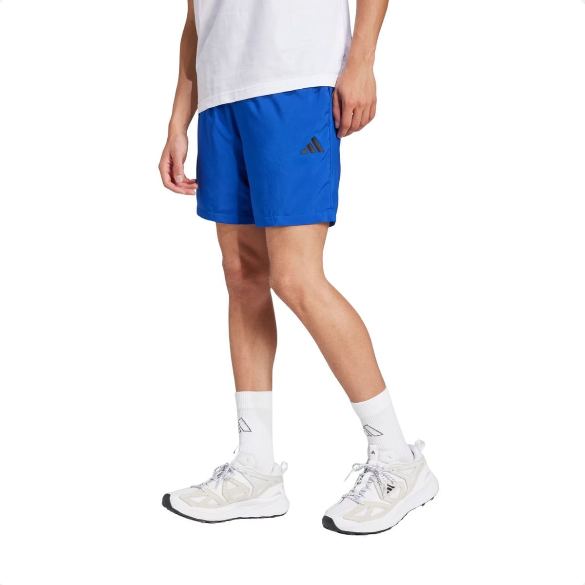 Short Masculino Curto Adidas Chelsea Essentials Small Logo Azul