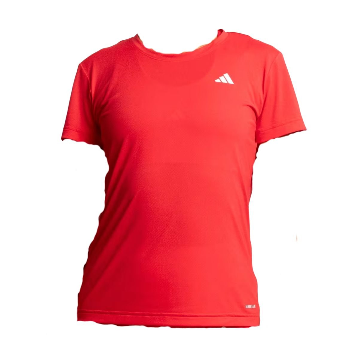 Camiseta Feminina Adidas Own The Run 3 Listras Vermelha Vermelho 5