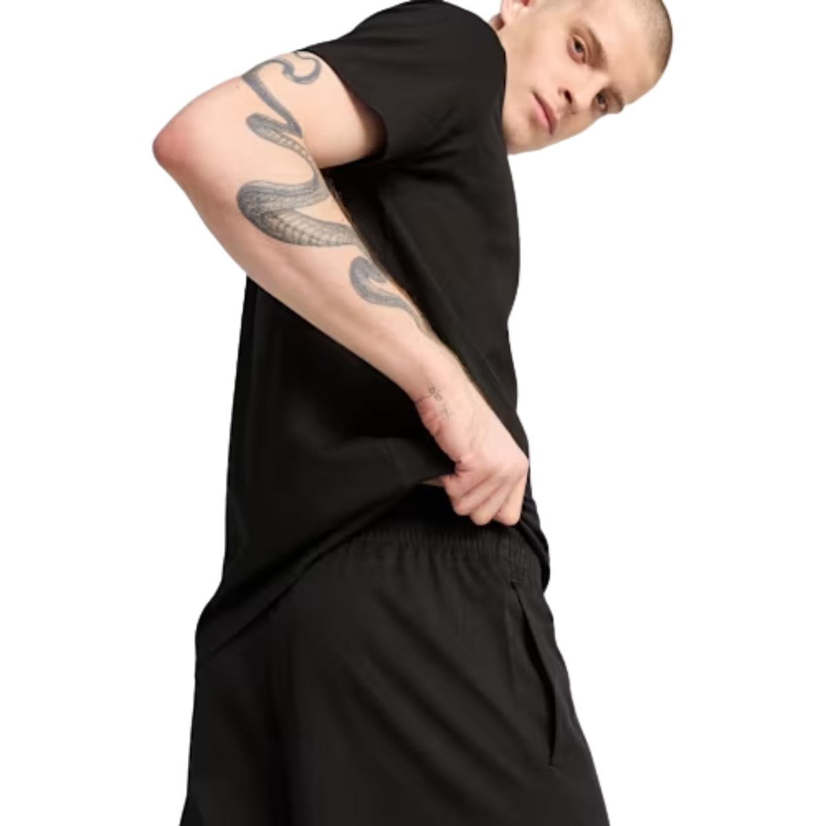 Short Masculino Curto Puma Essentials Woven Preto Preto 3