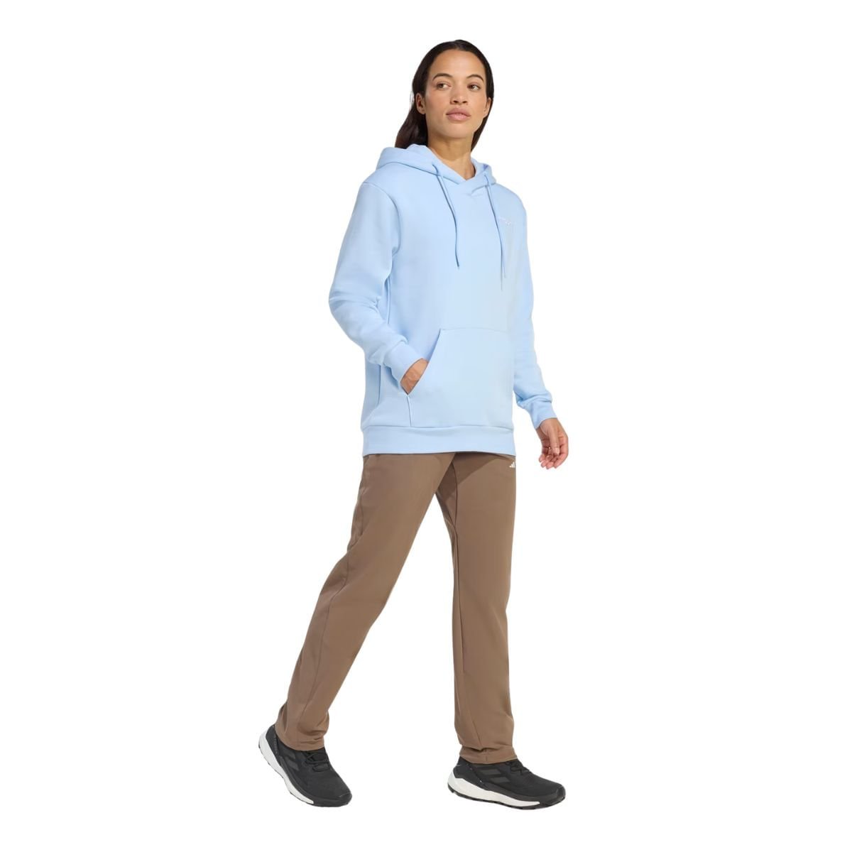 Jaqueta Feminino Moletom Adidas Terrex Multi Logo Azul Azul 2