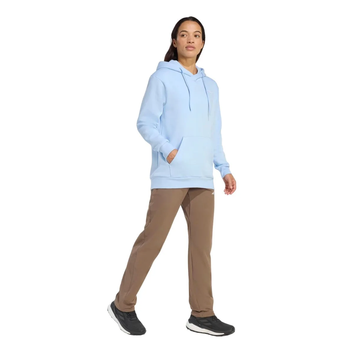 Jaqueta Feminino Moletom Adidas Terrex Multi Logo Azul Azul 2