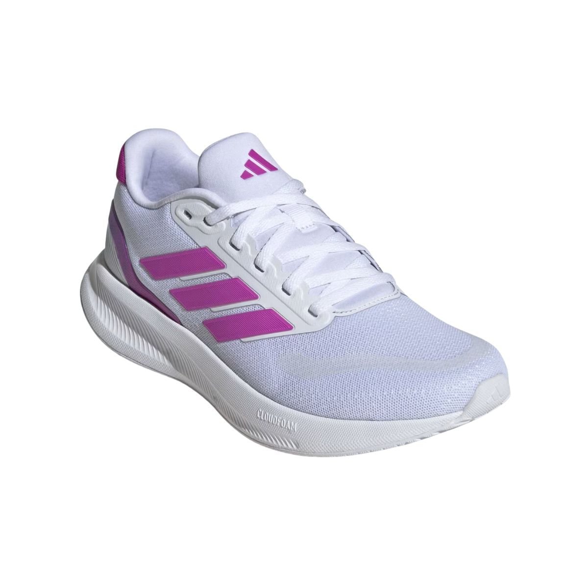 Tênis Running Feminino Adidas Runfalcon 5 Branco E Pink Branco 2