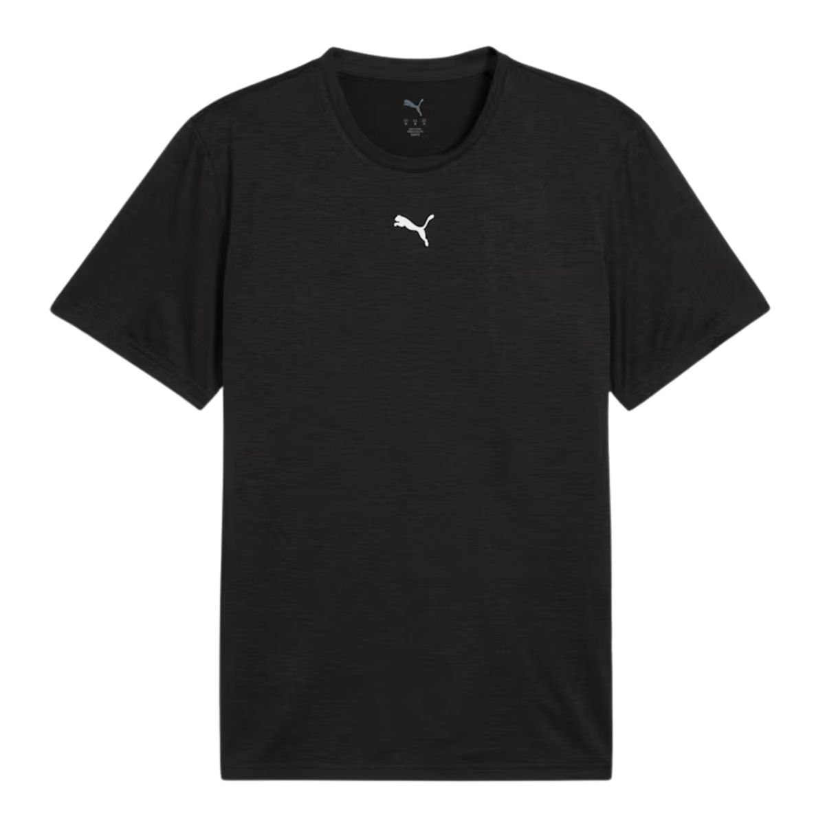 Camiseta Masculina Puma Tad Essentials Heather Cat Preta Preto 4