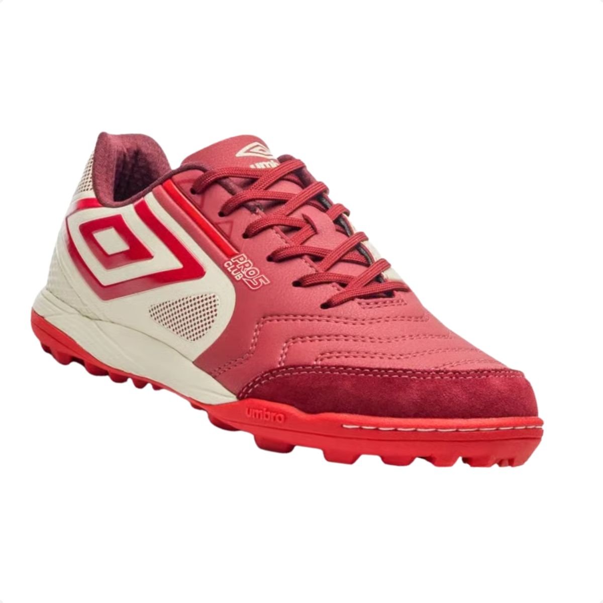 Chuteira Society Masc Umbro Pro 5 Bump Club U01fb043-424 Vermelho 6