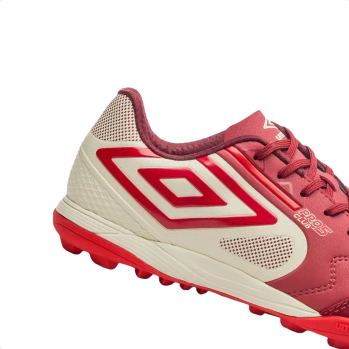 Chuteira Society Masc Umbro Pro 5 Bump Club U01fb043-424 Vermelho 3