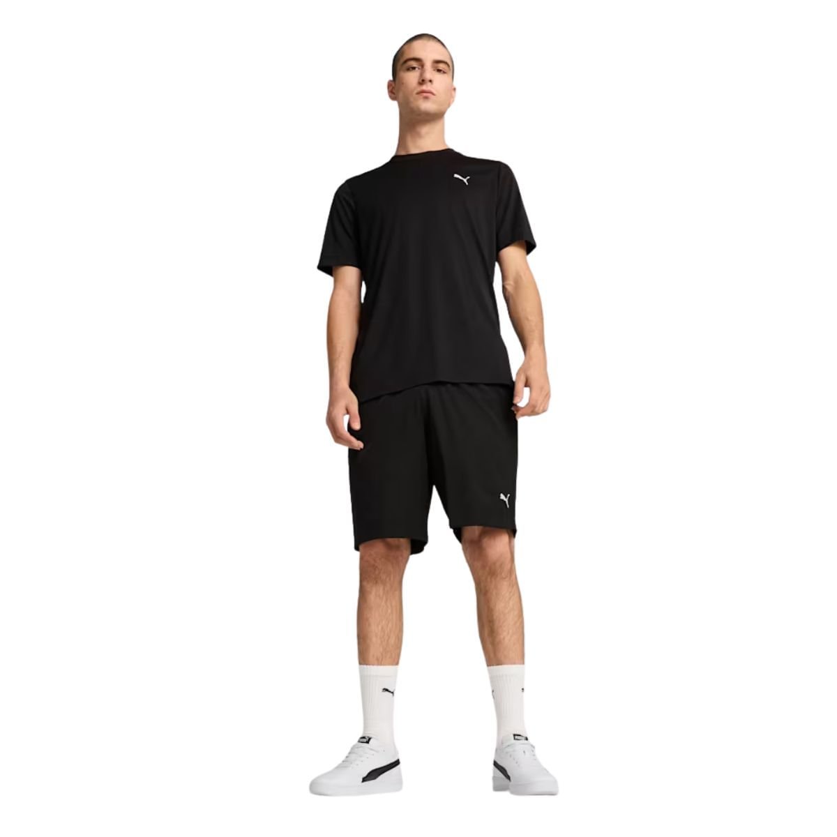 Short Masculino Longo Puma Essentials Preto Preto 2