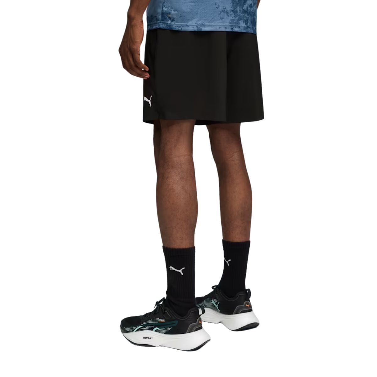 Short Masculino Curto Puma Tad Foundations Preto Preto 3