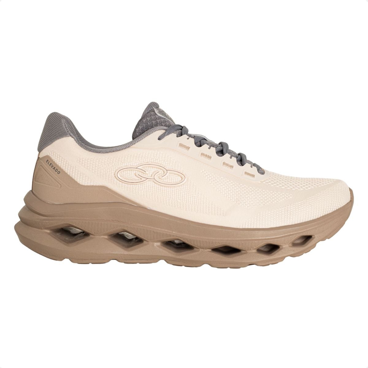 Tênis Corrida Masculino Olympikus Elevado Bege