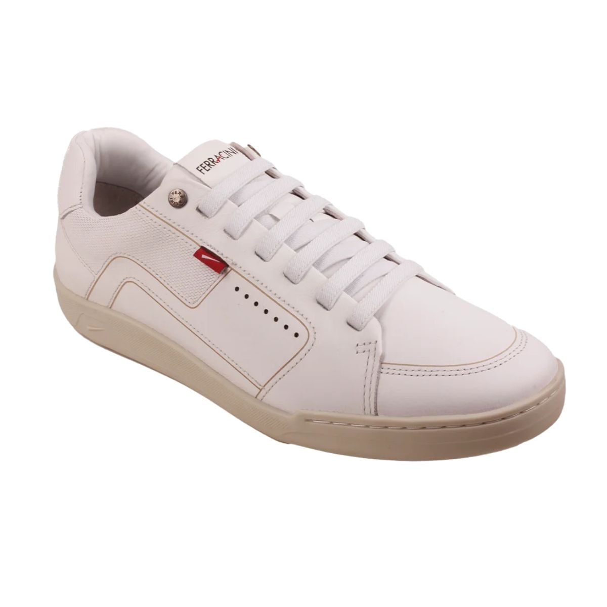 Sapatênis Masculino Ferracini Lexus Branco Branco 2