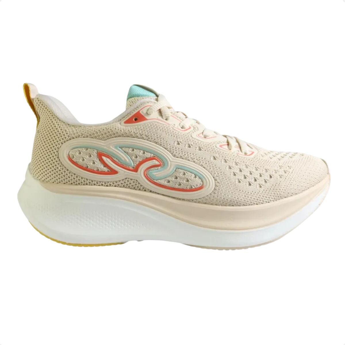 Tênis Corrida Feminino Olympikus Voa 3 Bege