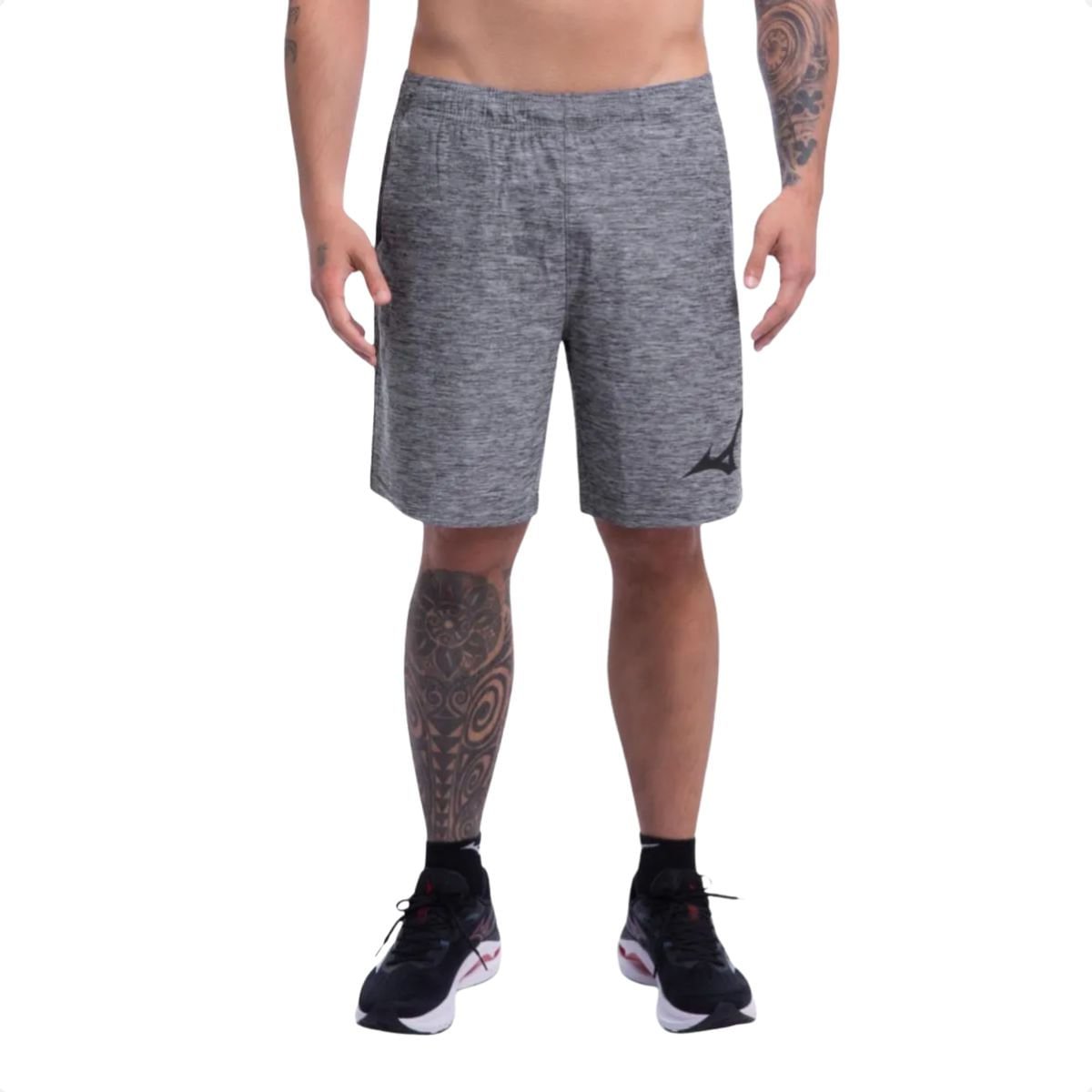 Bermuda Masculina Curta Mizuno Soul Fit Cinza