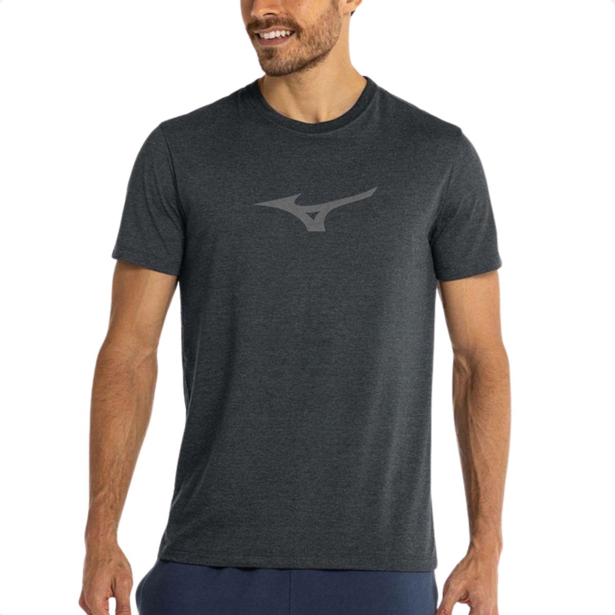 Camiseta Masculina Mizuno Lifestyle Chumbo