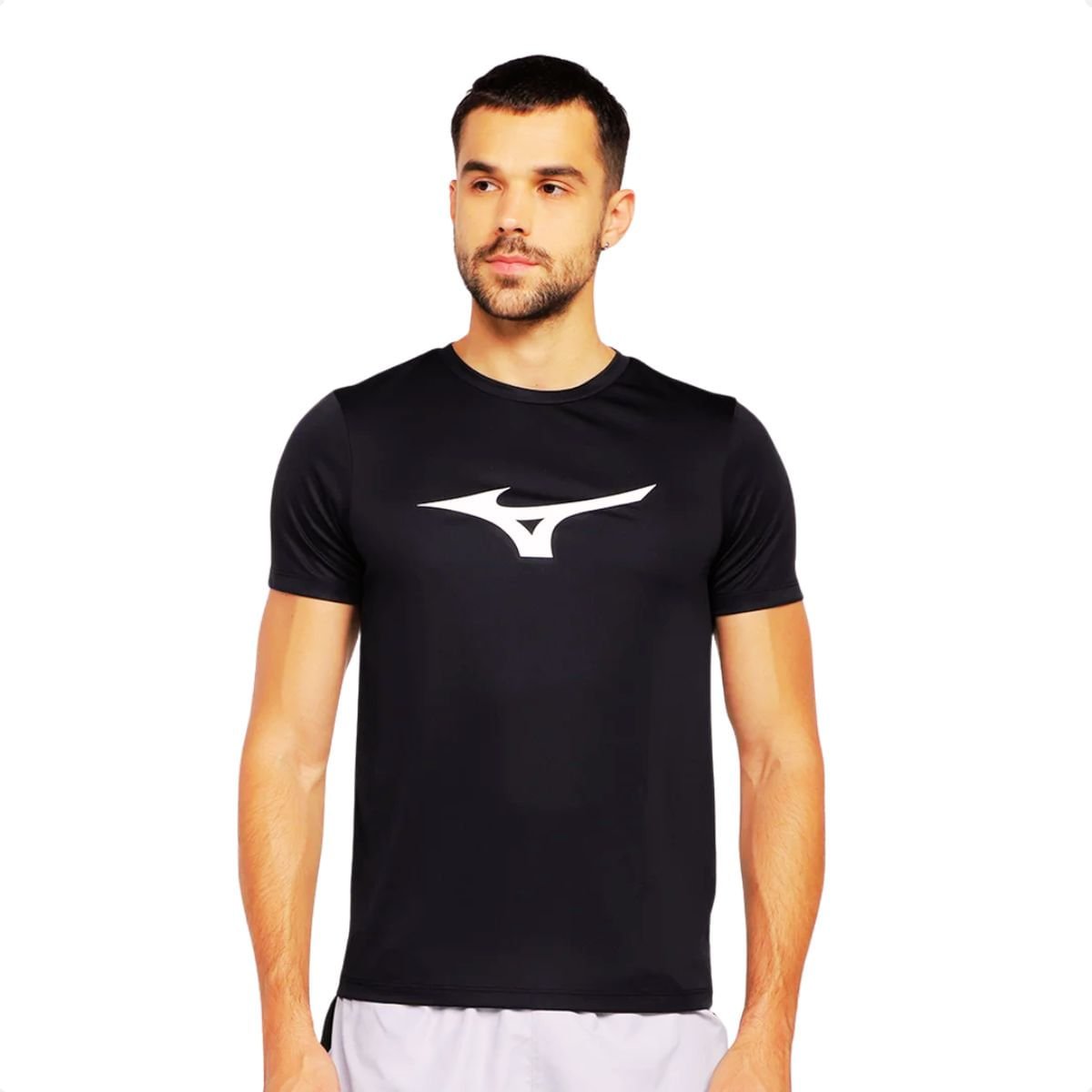 Camiseta Masculina Mizuno Run Spark Preta
