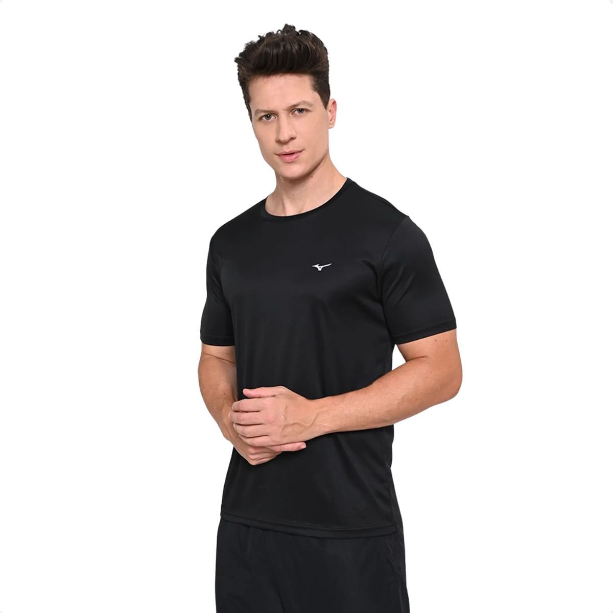 Camiseta Masculina Mizuno Run Spark Preta