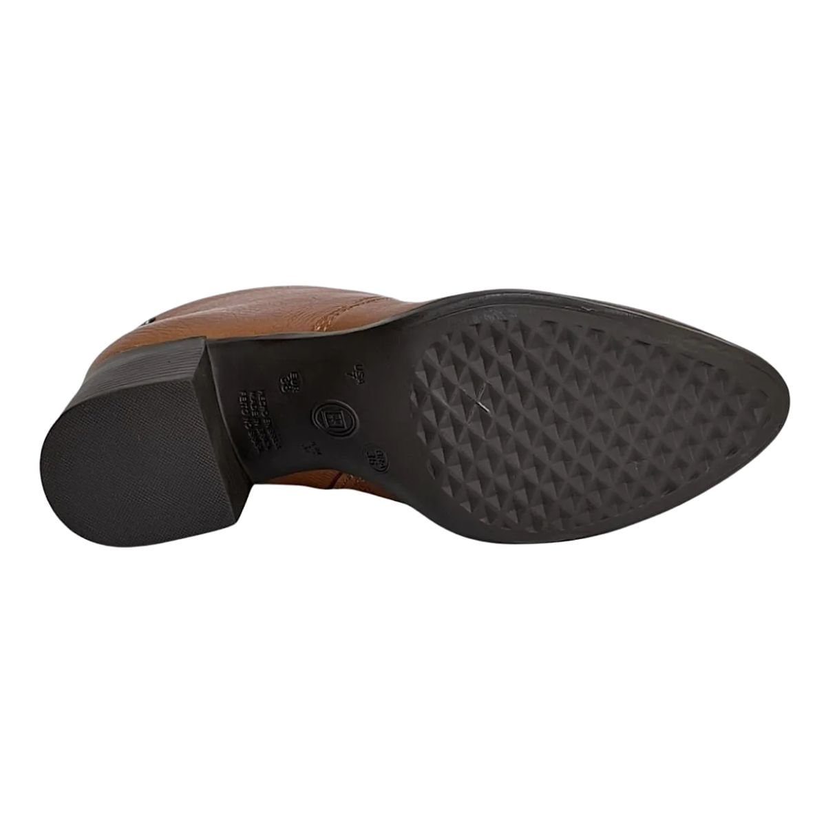 Bota Feminina Cano Médio Bottero Caramelo Marrom 4