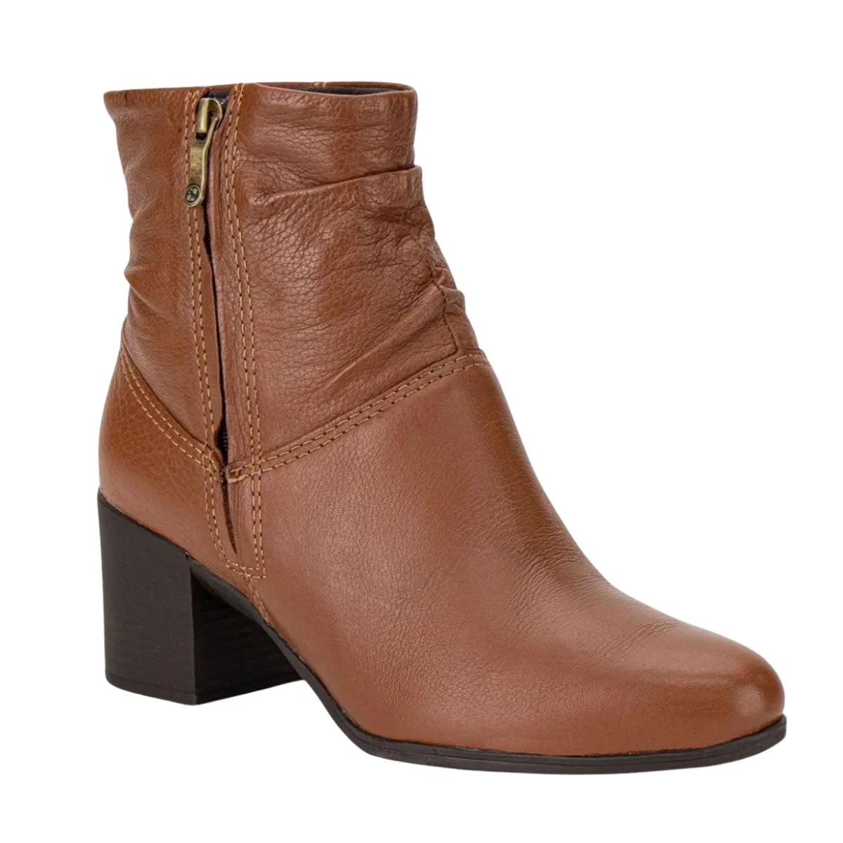 Bota Cano Médio Feminina Bottero Marrom Marrom 2