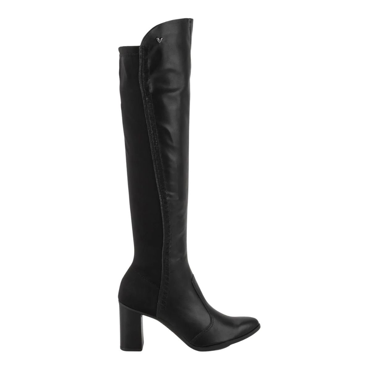 Bota Feminina Cano Alto Mississipi Preta
