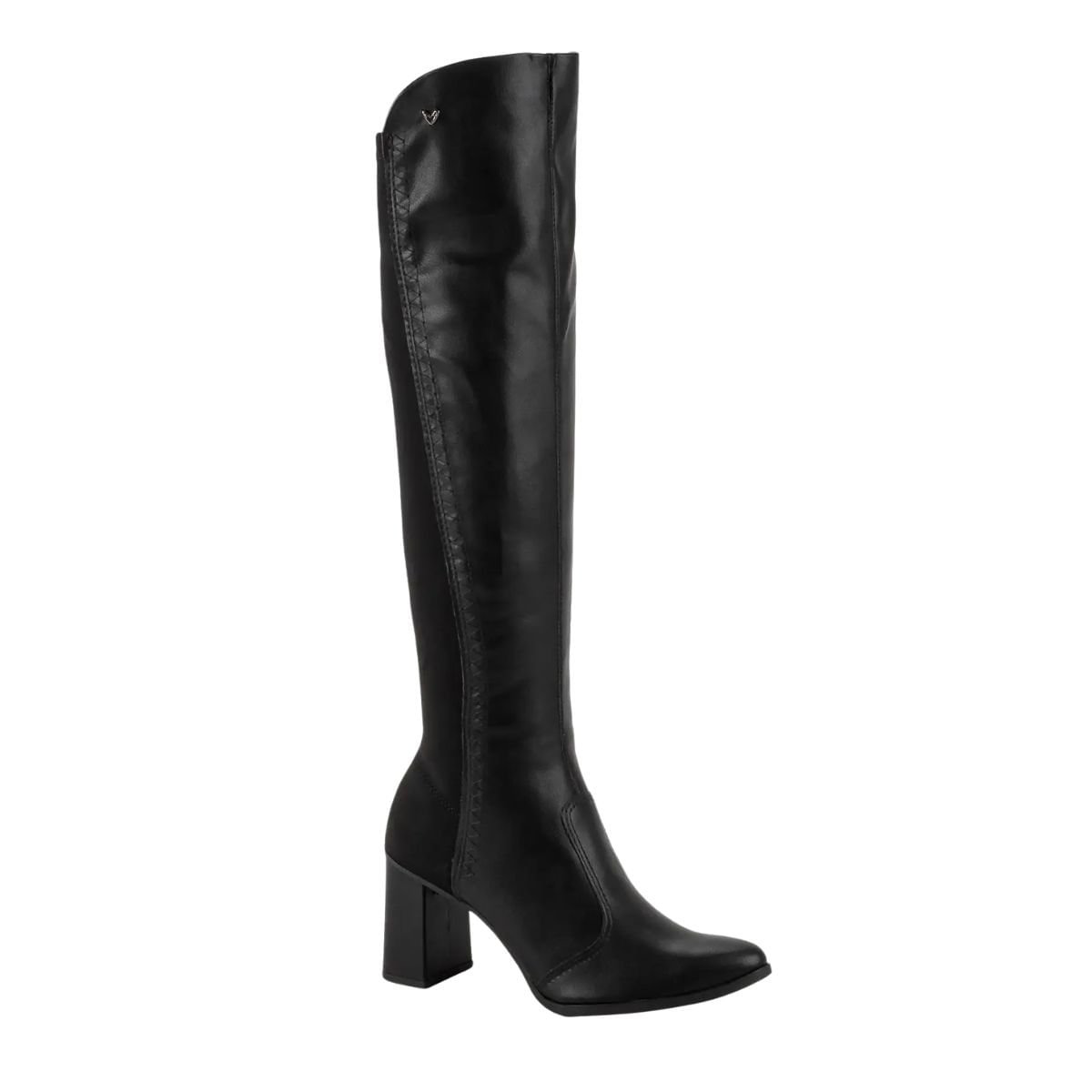 Bota Feminina Cano Alto Mississipi Preta Preto 2