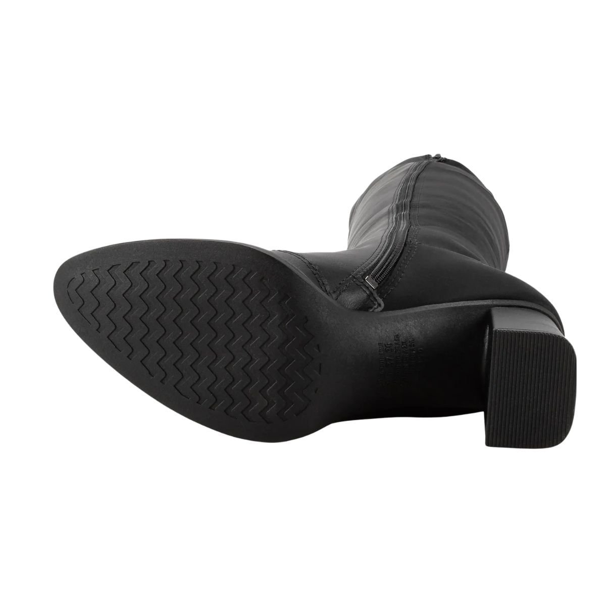 Bota Feminina Cano Alto Mississipi Preta Preto 4