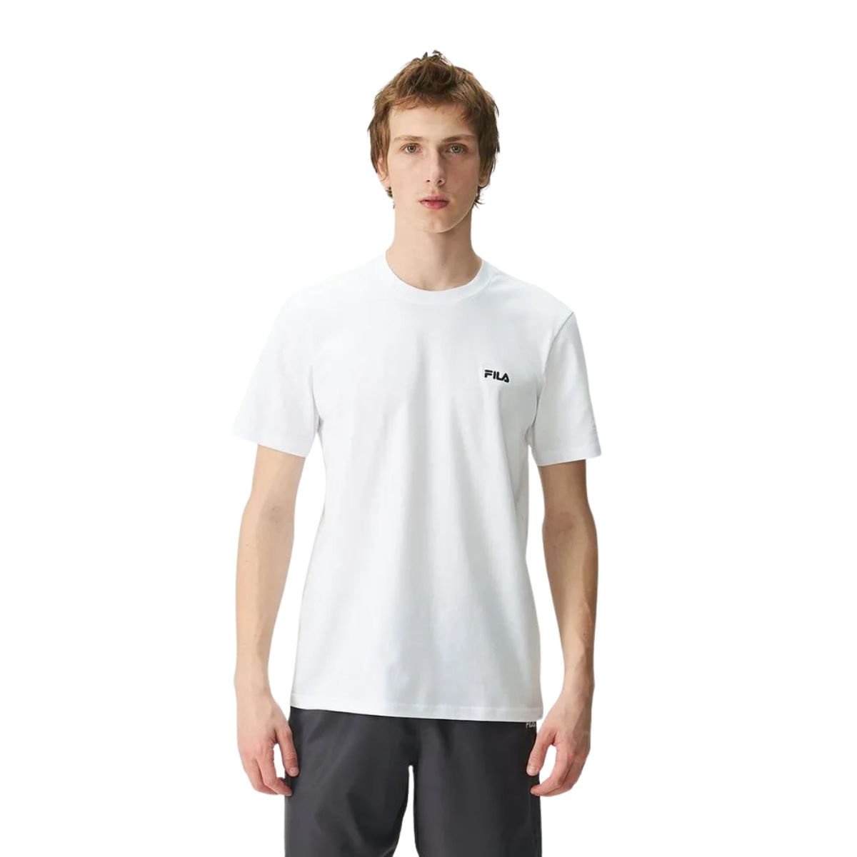 Camiseta Masculina Fila Regular Classic Branca