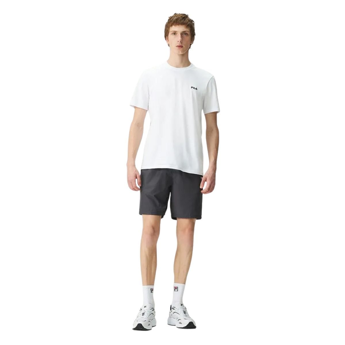 Camiseta Masculina Fila Regular Classic Branca Branco 3