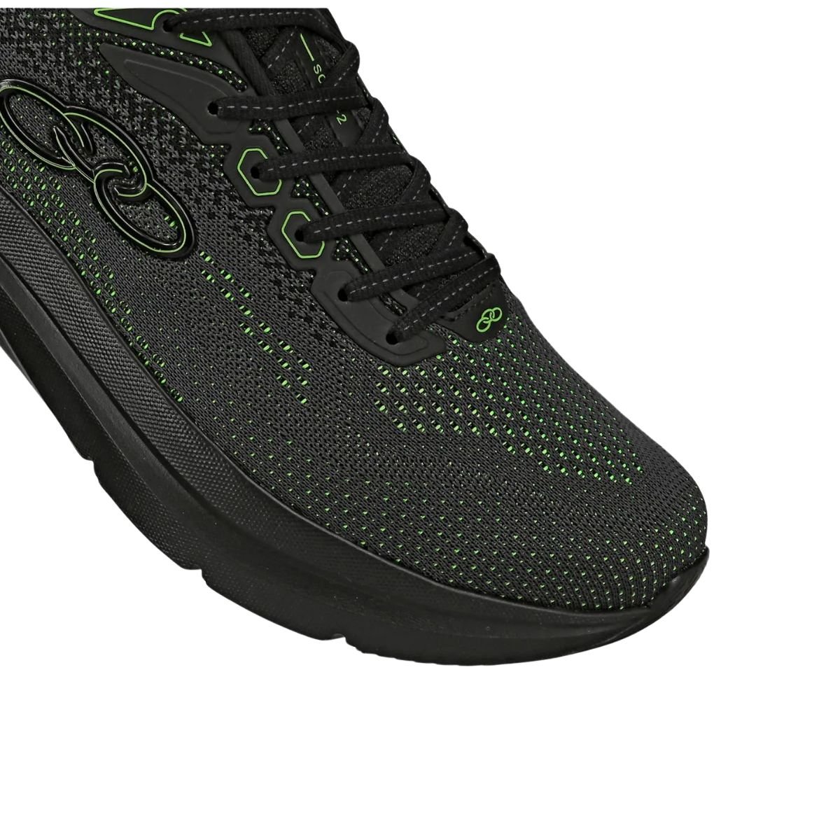 Tenis Running Masculino Olympikus Soma 2 Preto/Verde 6