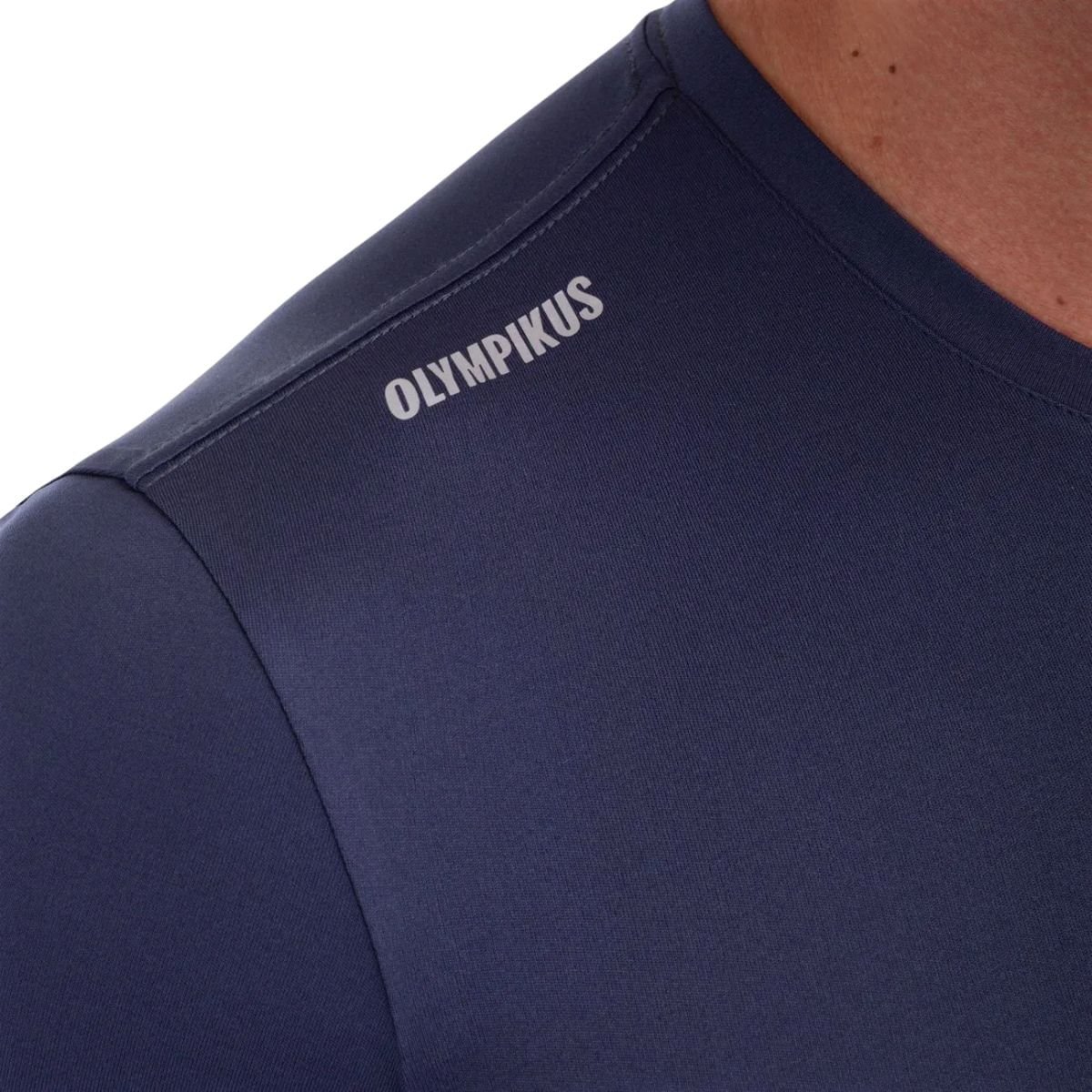 Camiseta Masculina Olympikus Essential Mc 2.0 Azul Azul Marinho 4