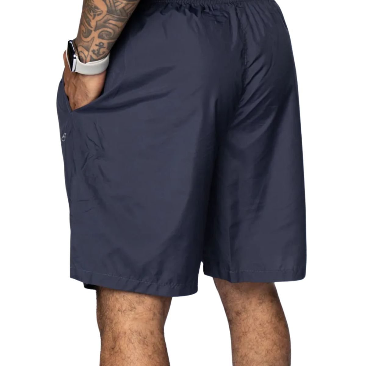Short Masculino Longo Olympikus Essential Azul Azul Marinho 3