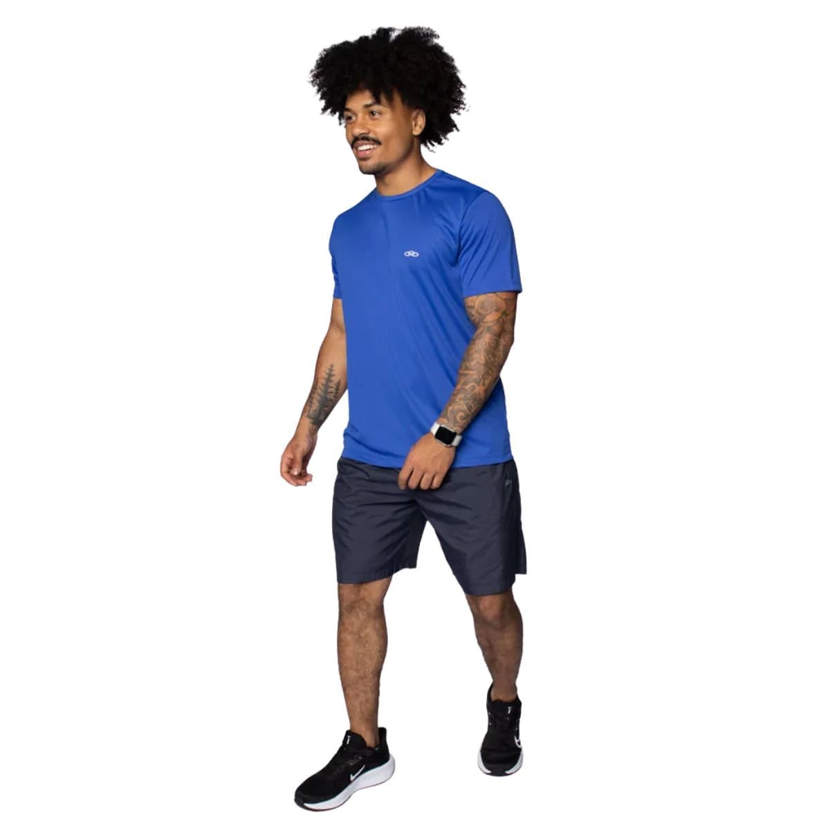 Short Masculino Longo Olympikus Essential Azul Azul Marinho 4