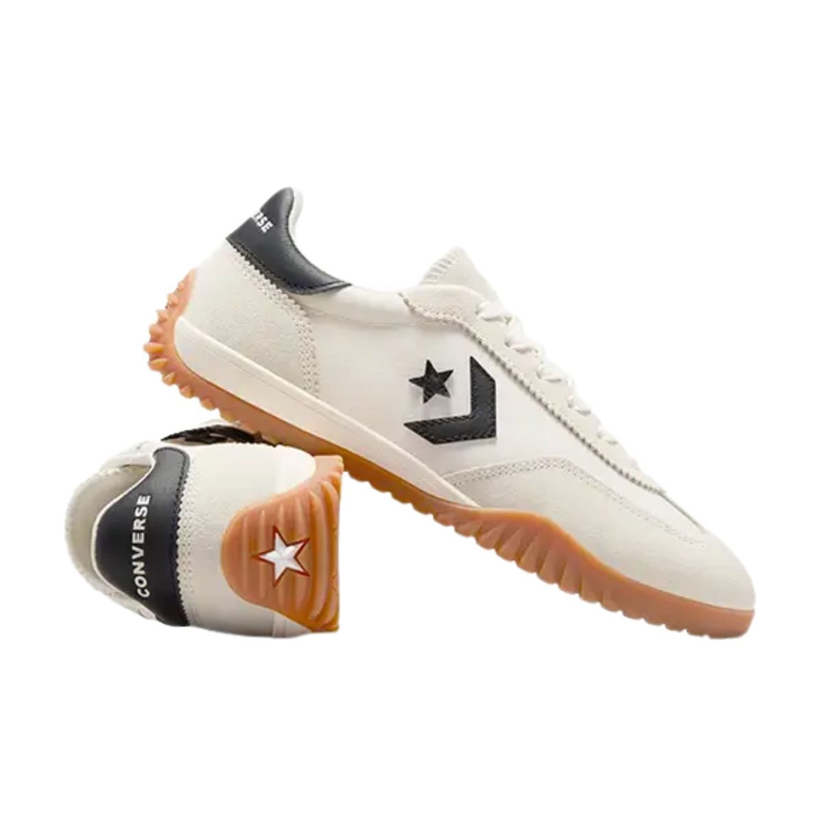 Tênis Casual Feminino Converse Run Star Trainer Bege Branco 2