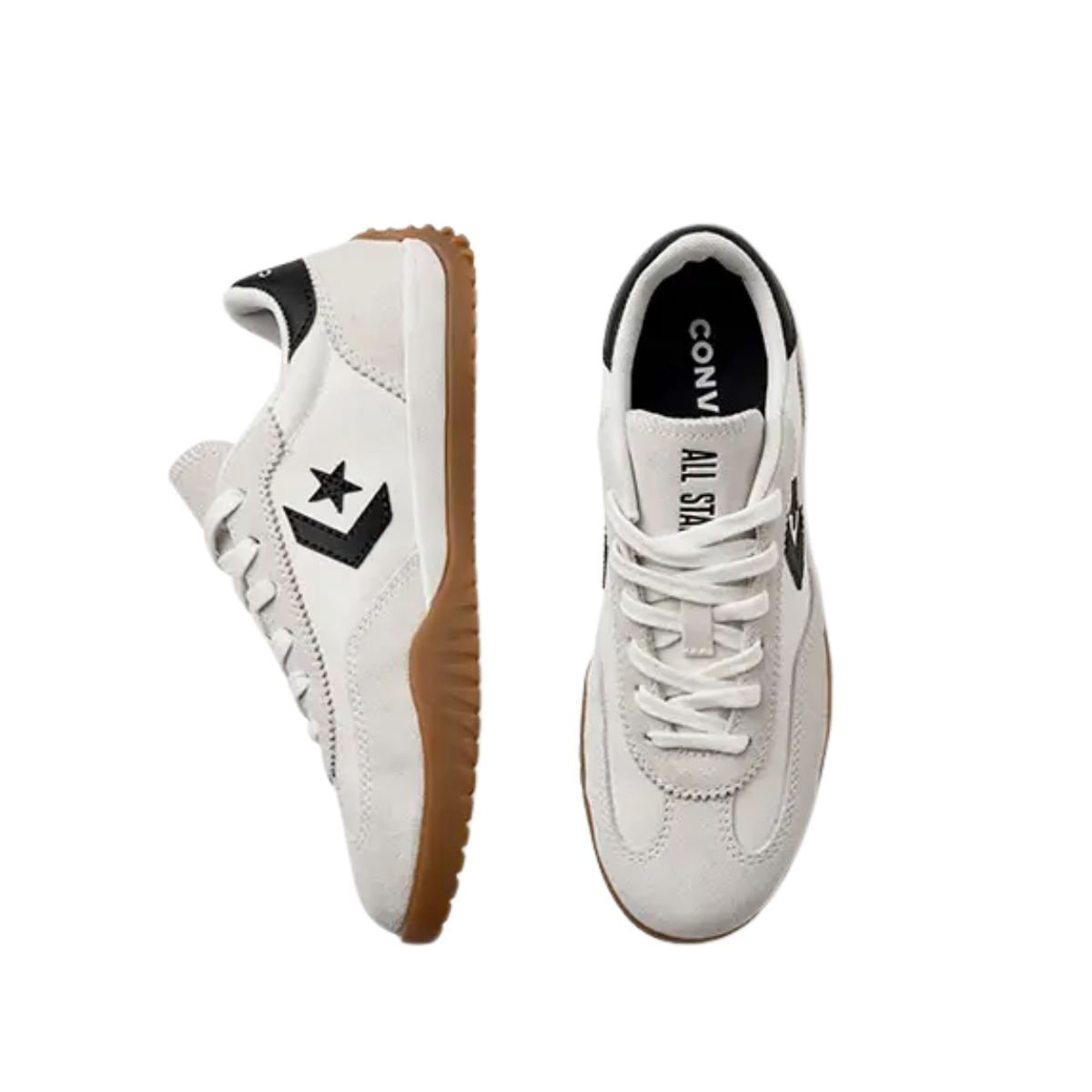 Tênis Casual Feminino Converse Run Star Trainer Bege Branco 4
