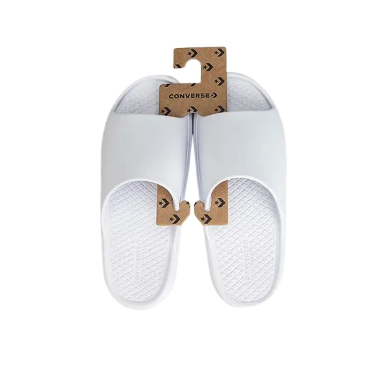 Chinelo Unissex Slide Converse Essential Branco Branco 4