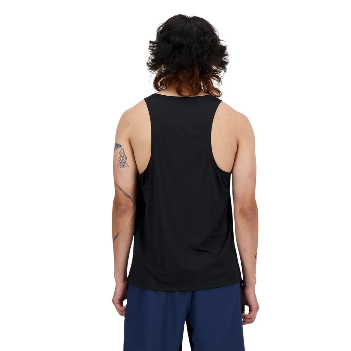 Camiseta Masculina Regata New Balance Sport Essentials Preta Preto 4