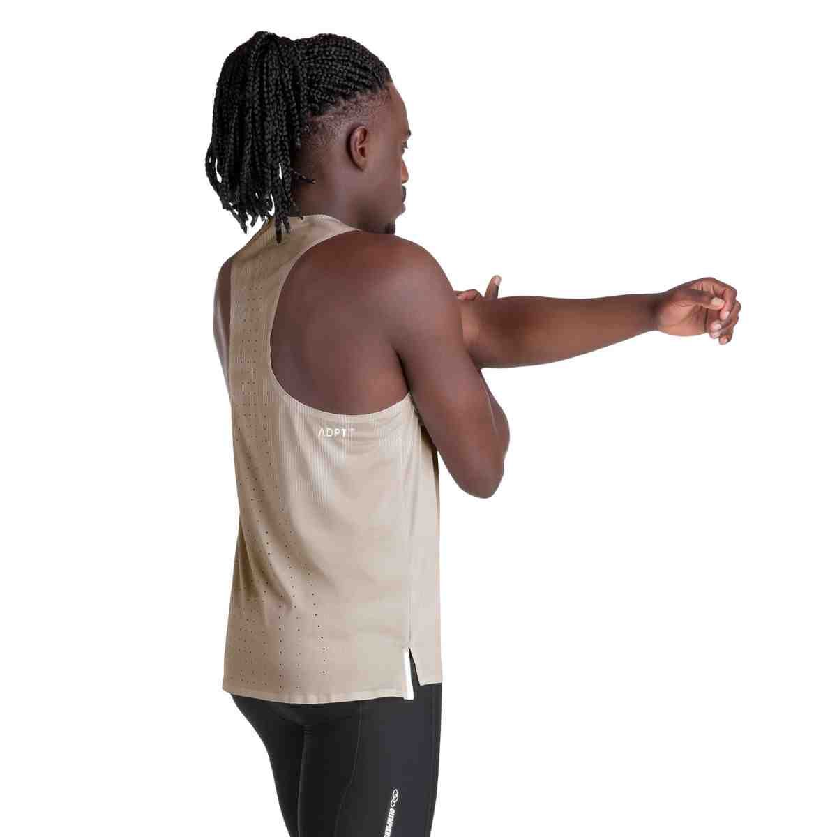 Camiseta Masculina Regata Olympikus Corre Bege Bege 4