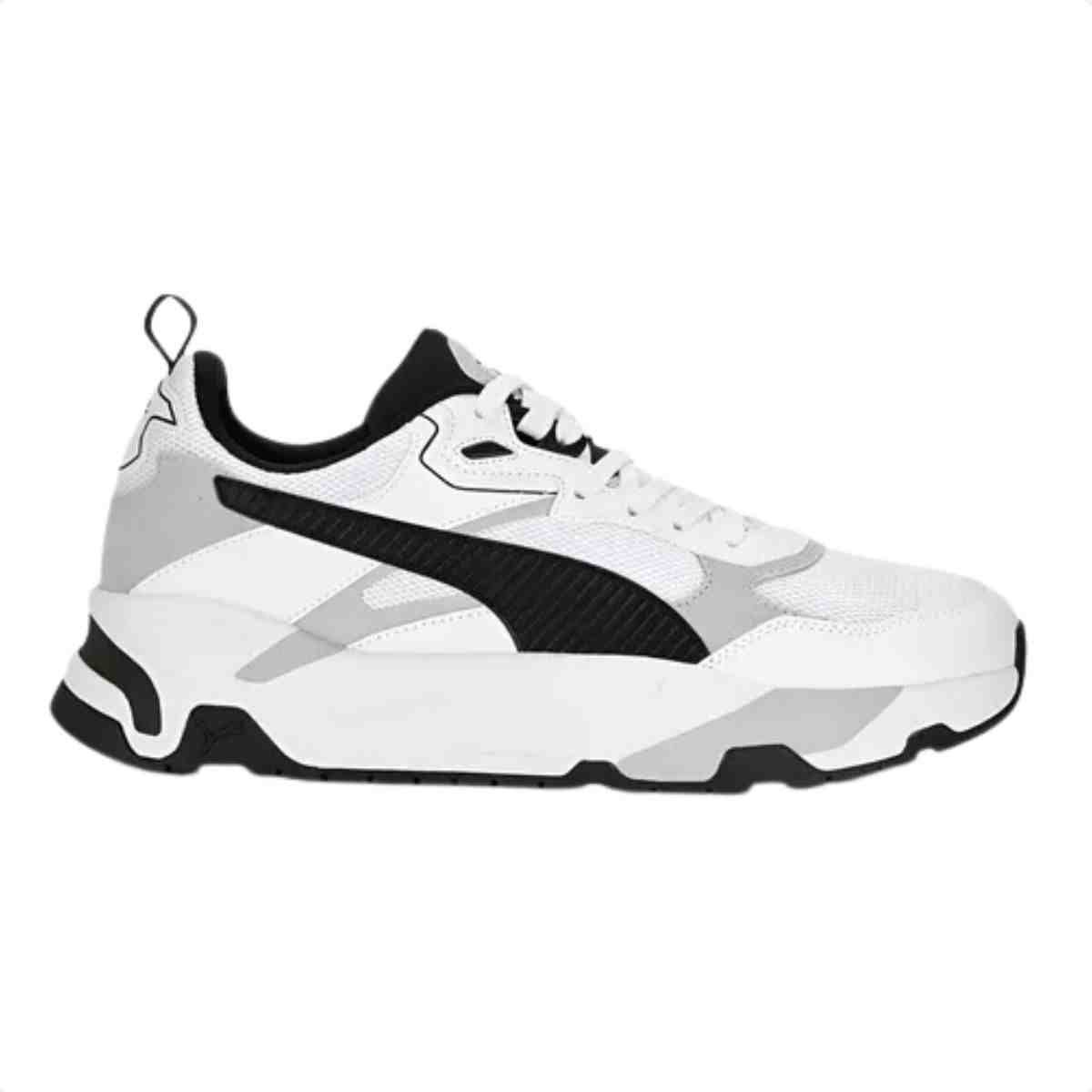 Tênis Casual Masculino Puma Trinity Branco E Preto