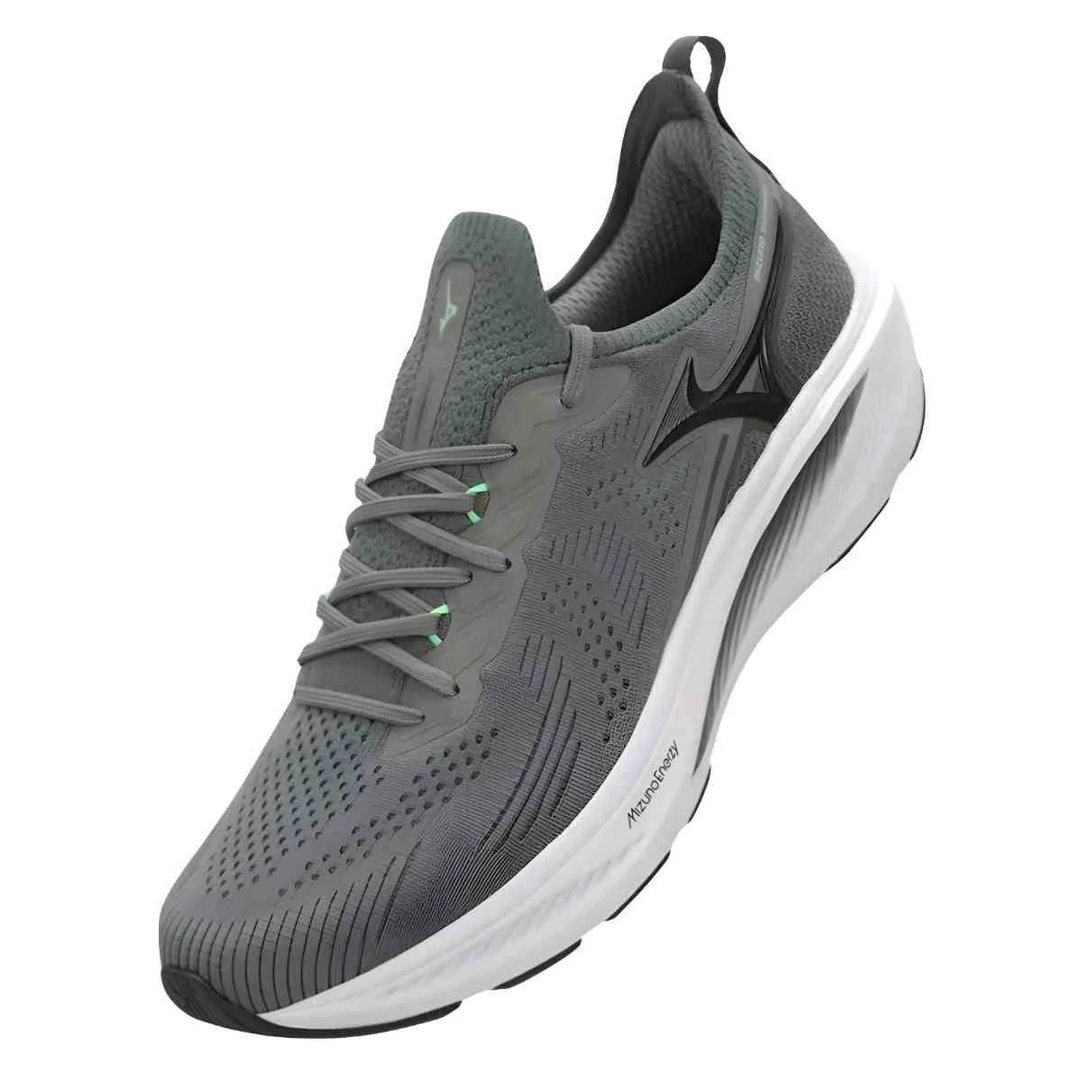 Tenis Running Masculino Mizuno Sunrise Cinza 2