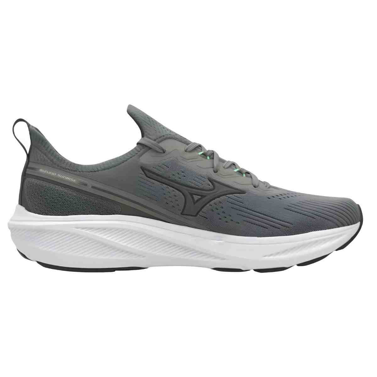 Tenis Running Masculino Mizuno Sunrise Cinza 7