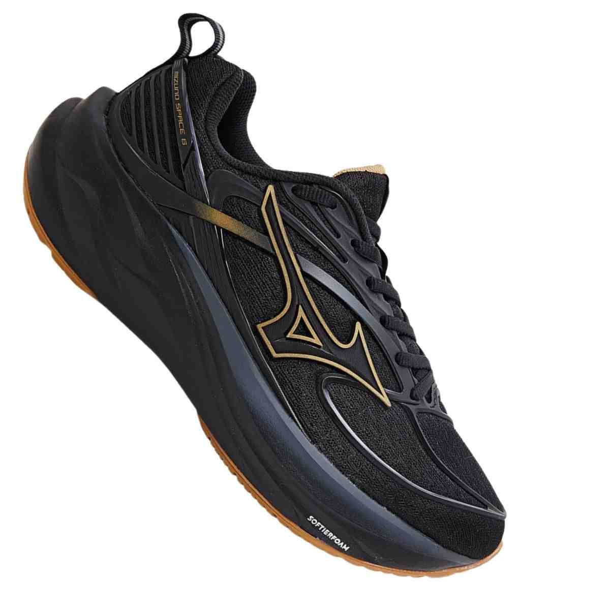 Tenis Running Masculino Mizuno Space 6 Preto 5