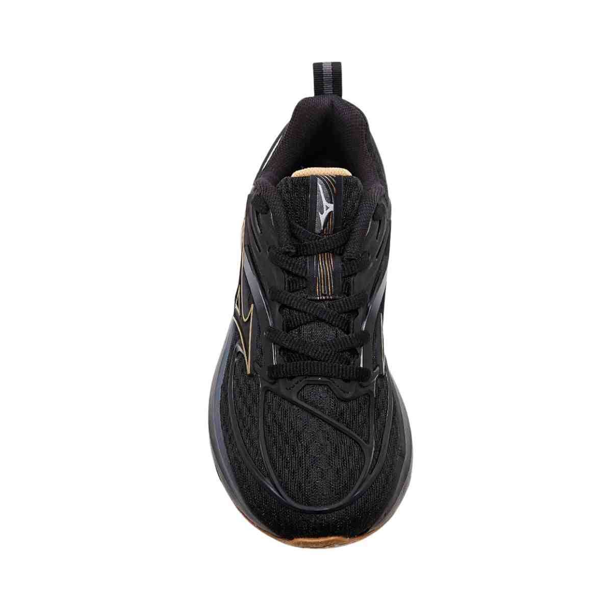 Tenis Corrida Infantil Masculino Mizuno Space 6 Preto Preto 4