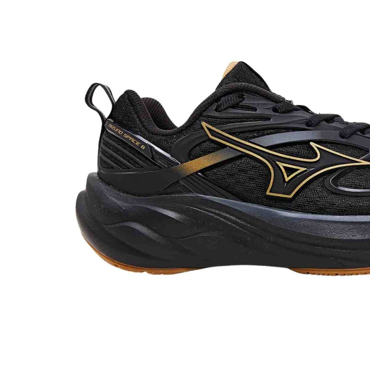 Tenis Corrida Infantil Masculino Mizuno Space 6 Preto Preto 6
