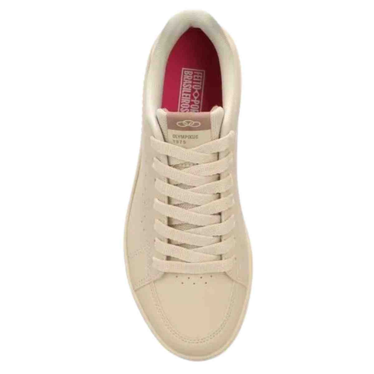 Tênis Casual Feminino Olympikus Eros 2 Bege Bege 3