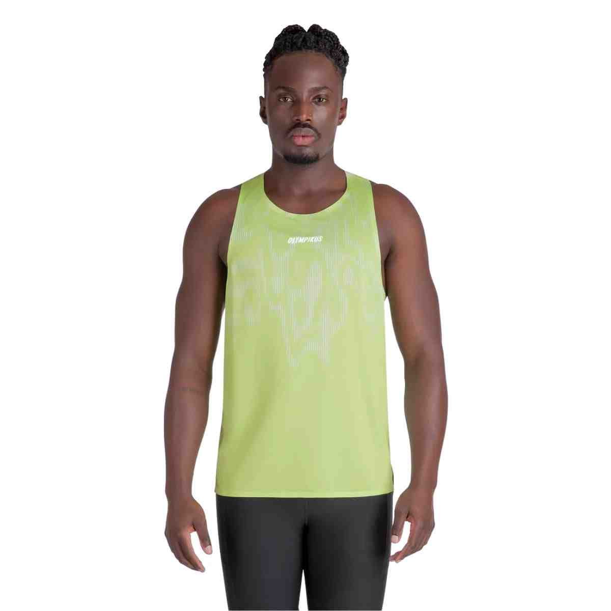 Camiseta Masculina Regata Olympikus Corre Verde