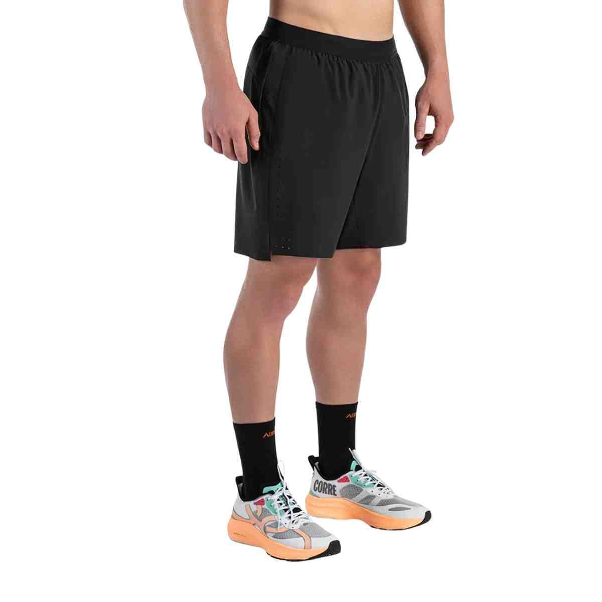 Bermuda Masculina Longa Olympikus Corre 7 Preta Preto 2